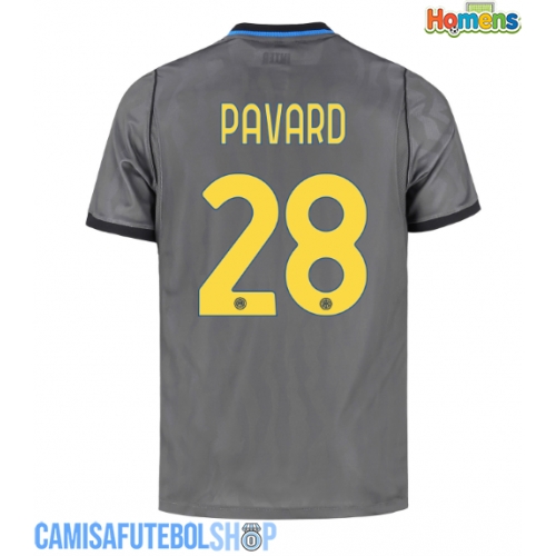 Camisa de time de futebol Inter Milan Benjamin Pavard #28 Replicas 3º Equipamento 2026-27 Manga Curta